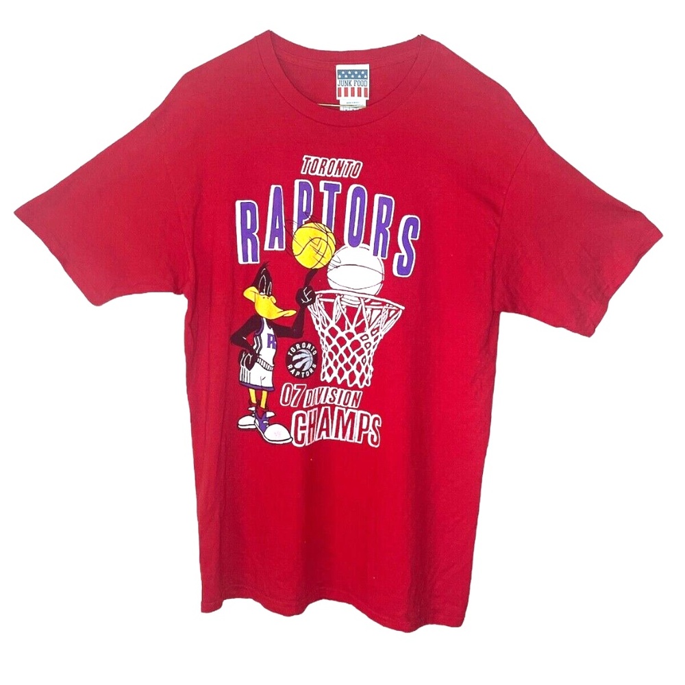 Junk Food Toronto Raptors Daffy Duck NBA Basketball T Shirt M